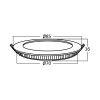 BRY-SMD-CRD-3W-3INC-WHT-3000K-LED PANEL - Görsel 4